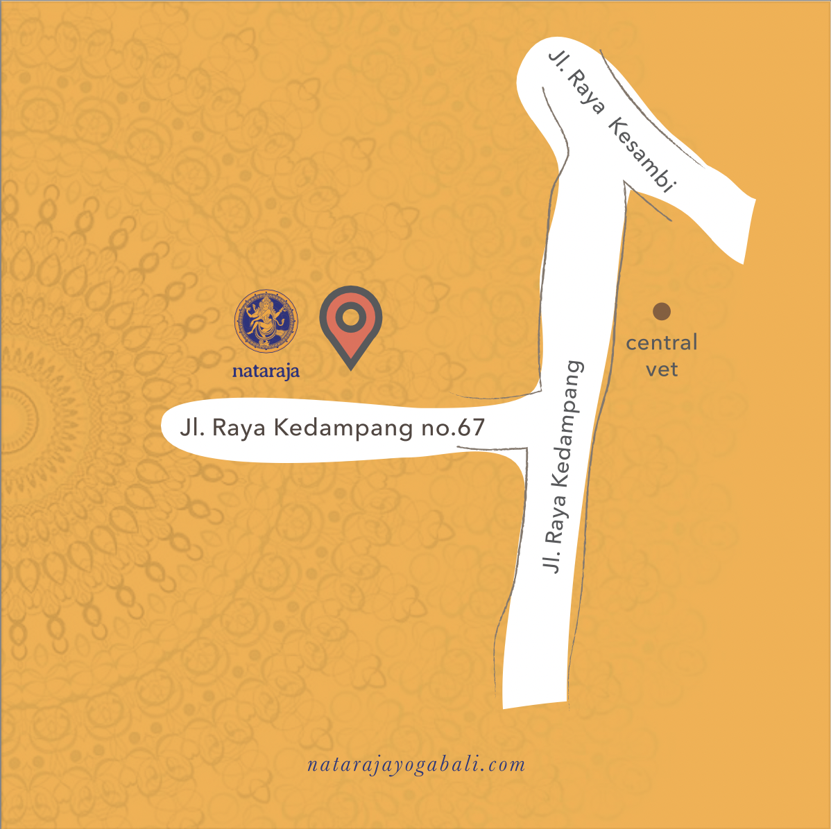 Nataraja Bali Yoga Shala - Map Location